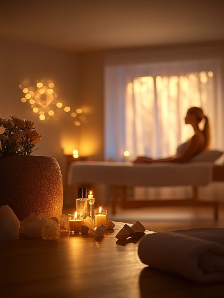LIMPIEZA ENERGÉTICA 1 Sesión de terapia consciente con terapeuta aplicando limpieza energética